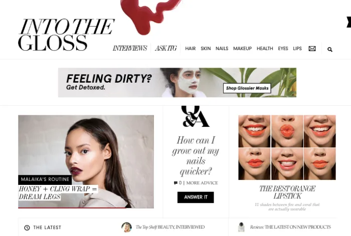 Into the Gloss 