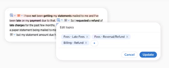 Customer analytics feedback 