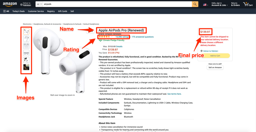 Amazon Scraping