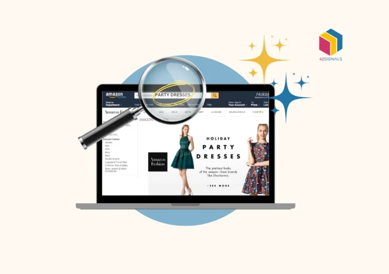 Amazon keyword analysis dashboard for keyword rankings and share of search.