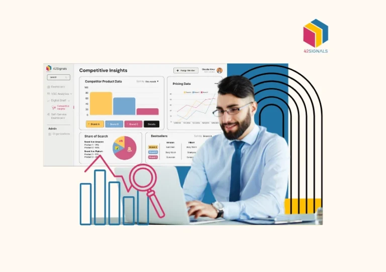 Competitor insight dashboard for market trends and pricing analysis