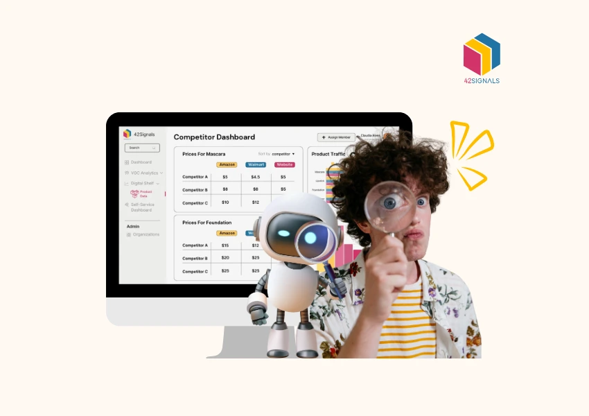 Competitor price engine tracking competitor product prices in real time