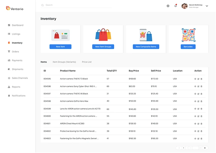 Ecommerce Inventory