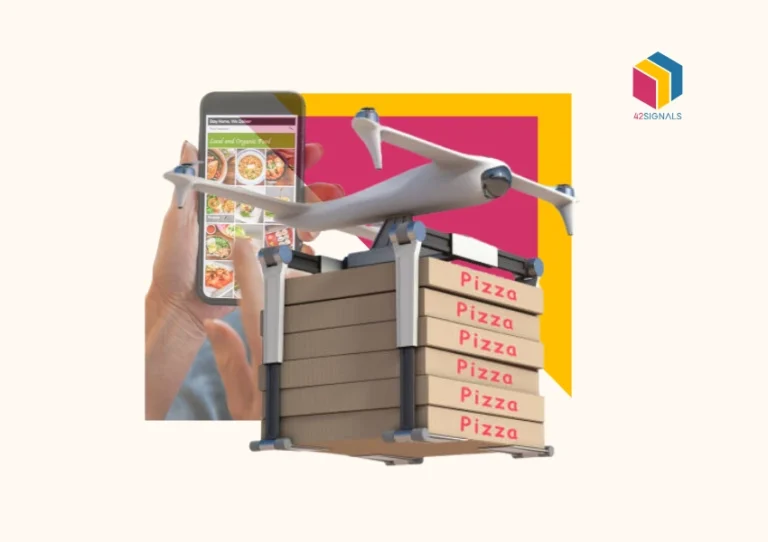 Quick commerce drone food delivery