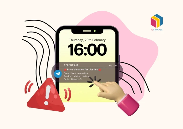 Competitor monitoring dashboard showing smart alerts for price and launch changes