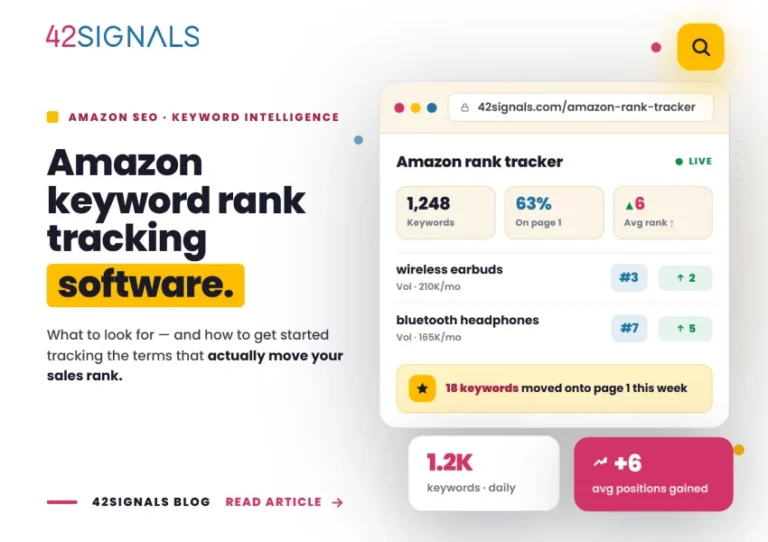 Amazon Keyword Rank Tracking Software What to Look For to Get Started