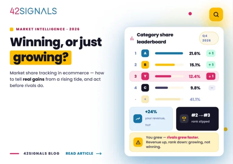 Market Share Tracking in Ecommerce How to Know If You're Winning or Just Growing